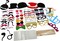 60-Piece Photo Booth Props DIY Kit – Wedding, Birthday & Family Reunion Party Favors – Includes Mustaches on a Stick, Hats, Glasses, Bowties & Lips – Fun Dress-Up Accessories for Kids & Adults – Premium Party Decorations